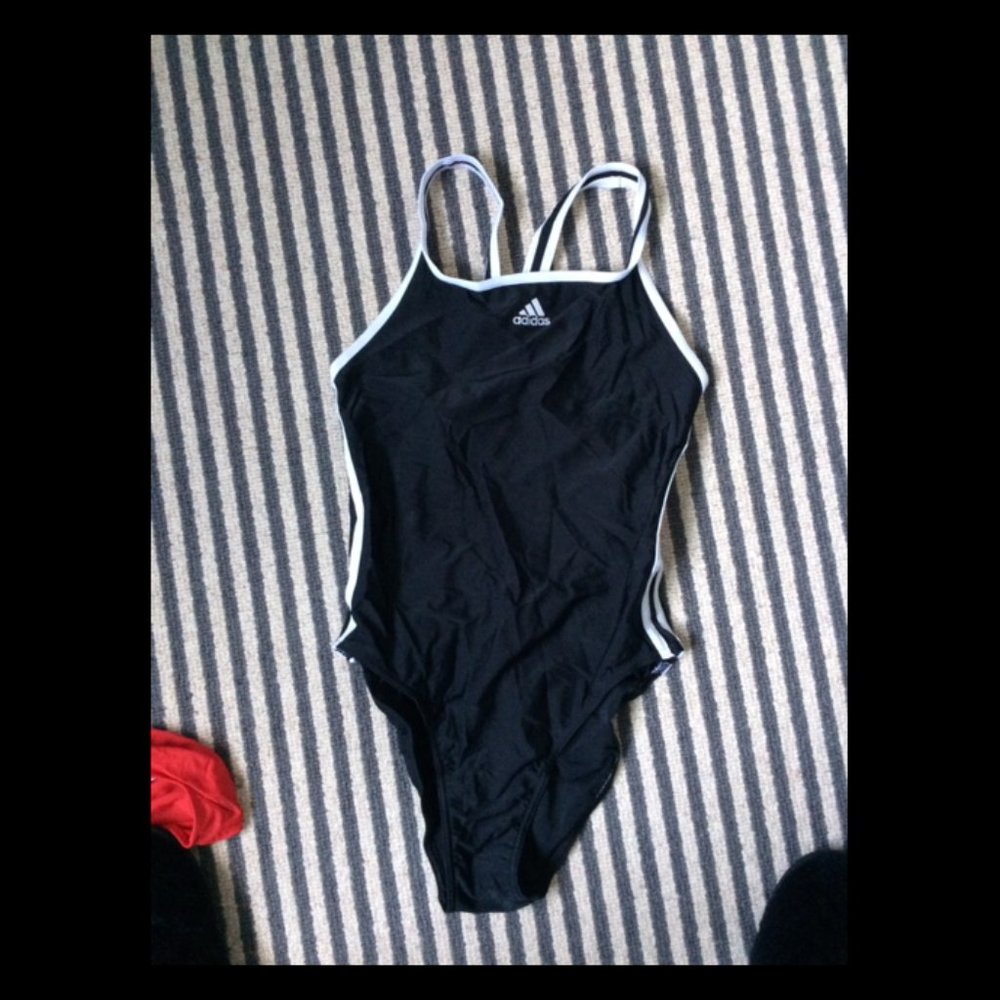 Adidas swimsuit womens black SALE